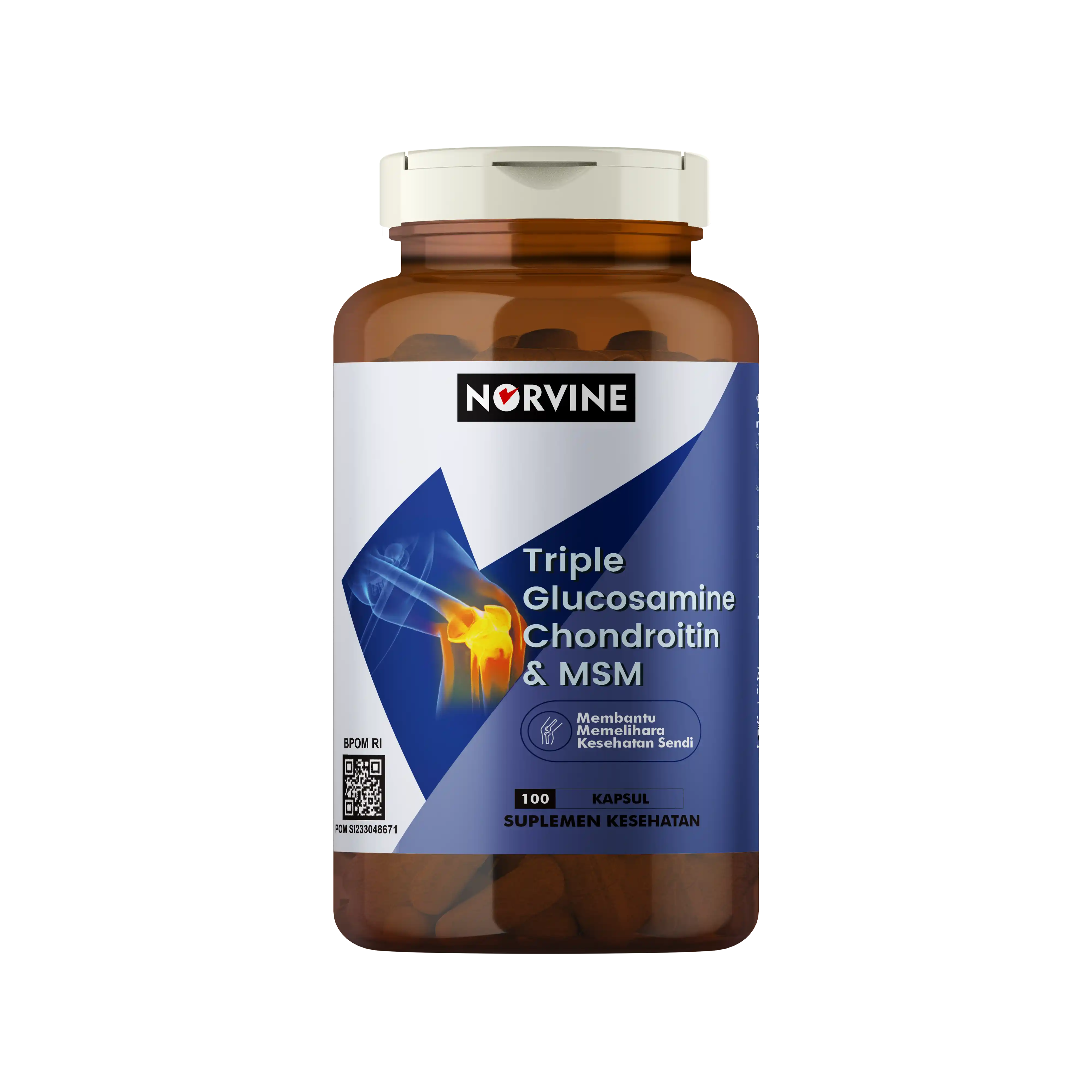 Norvine Triple Glucosamine Chondroitin & MSM 100 Kapsul