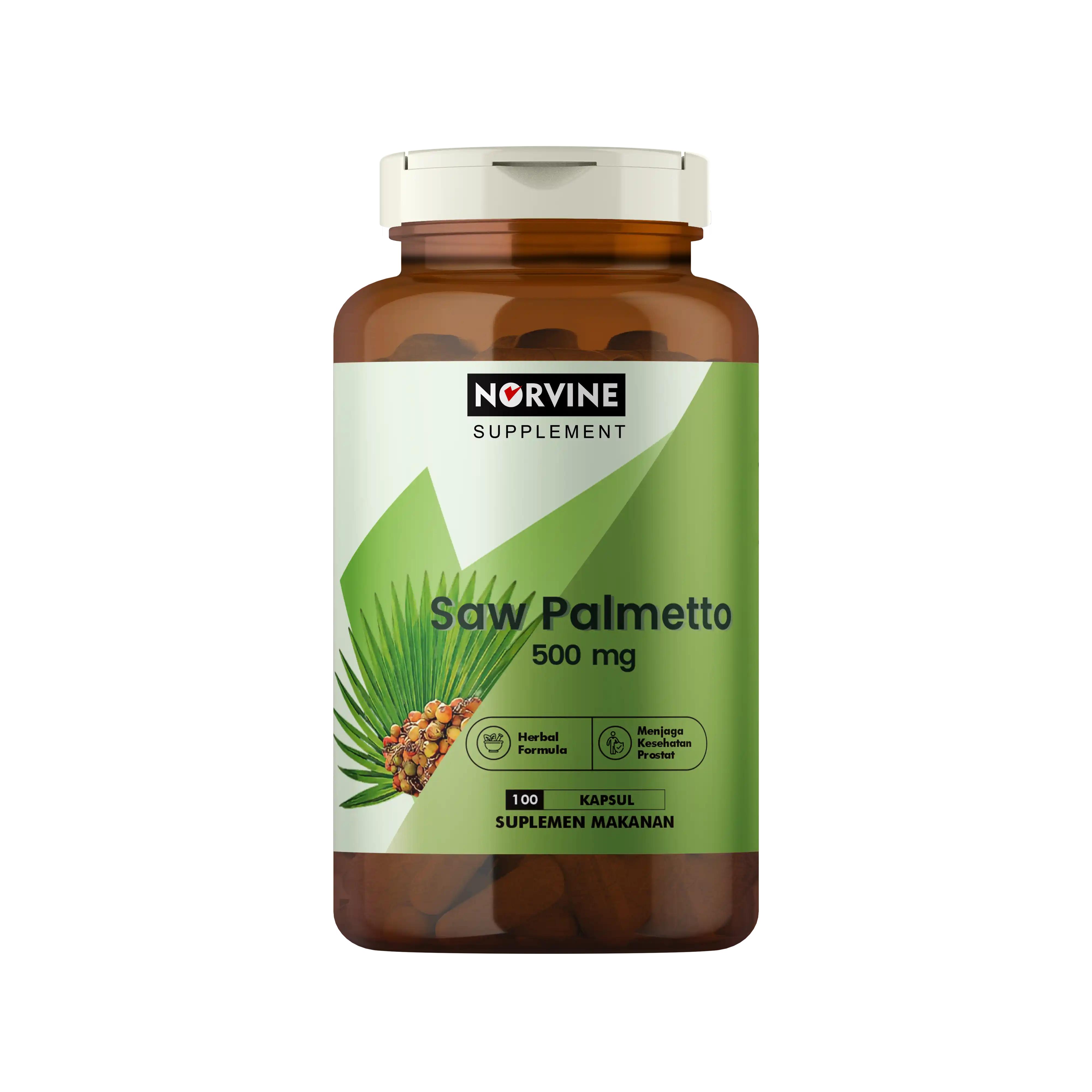 Norvine Saw Palmetto 500 mg 100 Kapsul